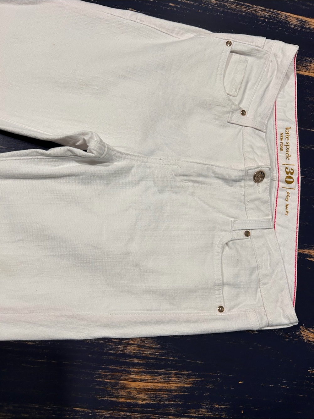 kate spade White Skinny Jeans